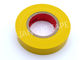 노란 고무 접착제 전기 PVC 절연제 테이프 0.10mm - 0.22mm 간격