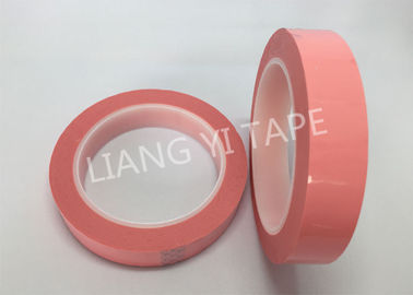 0.025mm 두꺼운 접착성 폴리에스테 테이프, 절연제 Mylar 방연제 분홍색 테이프