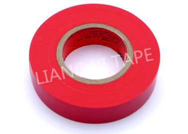 간격 0.10-0.22 mm 가공하는 맨끝을 위한 빨간 고무 접착제 PVC 전기 테이프