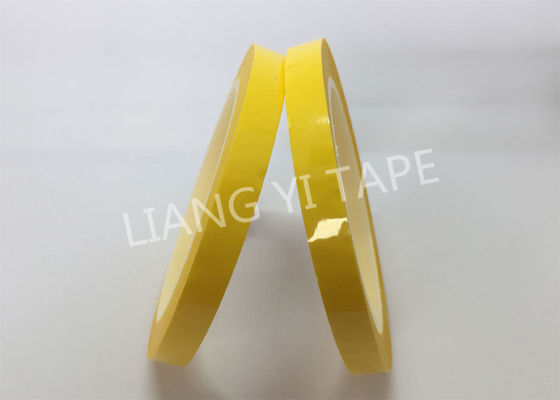 SGS 66m 길이 옐로우 폴리에스터 필름 백킹 접착 절연 테이프