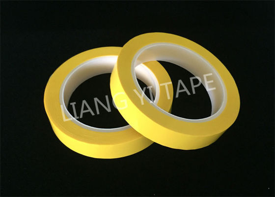 SGS 66m 길이 옐로우 폴리에스터 필름 백킹 접착 절연 테이프